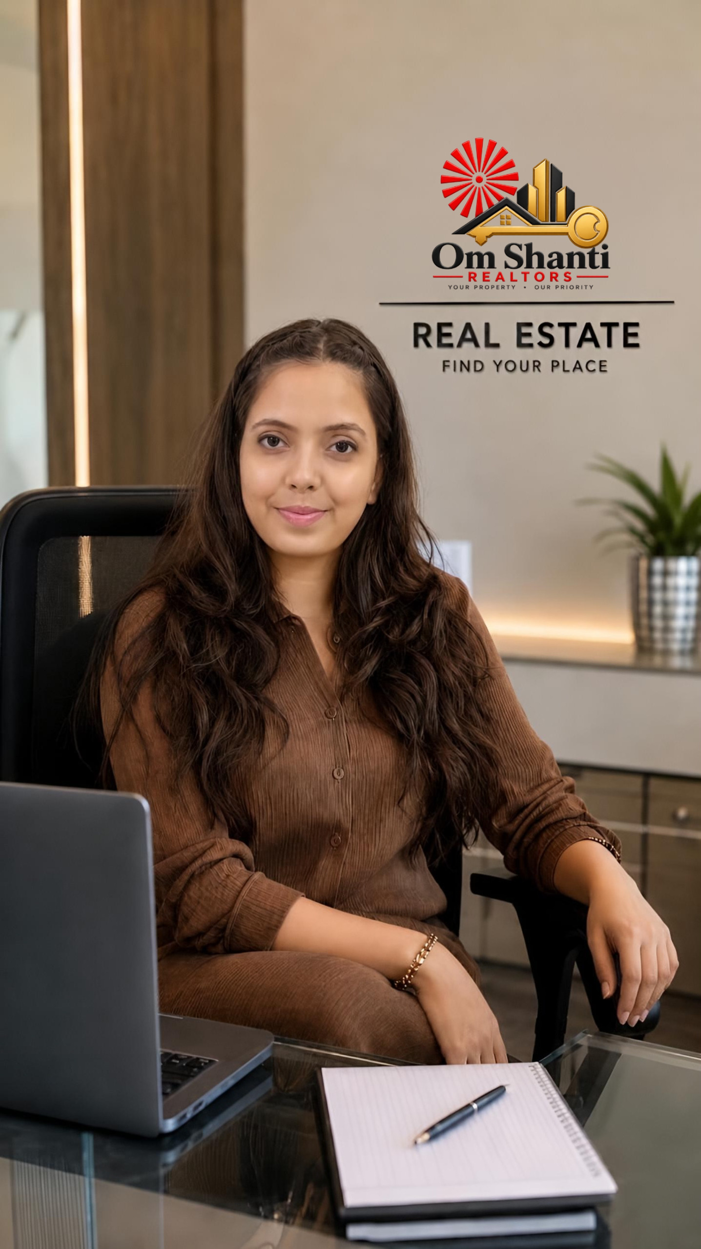 Simran Prasad, Founder of Om Shanti Realtors